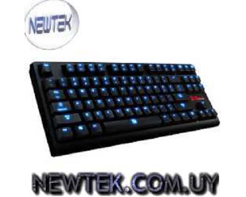 Teclado Thermaltake Ttesports POSEIDON Zx KB-PZX-KLBLUS-01 para Gamer USB